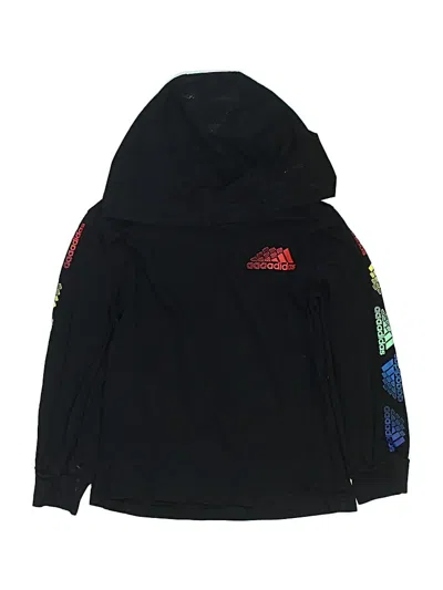 Pre-owned Adidas Originals Kids' Long Sleeve T-shirt In Black