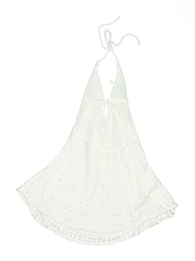 Pre-owned Unbranded Swimsuit Cover Up In White