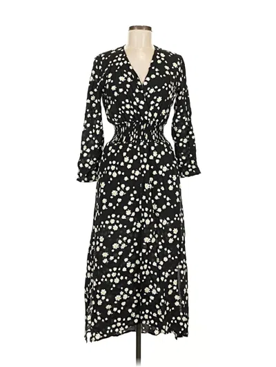 Pre-owned Maje Casual Dress In Black