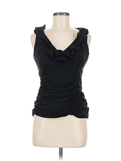 Pre-owned Cabi Sleeveless Blouse In Black