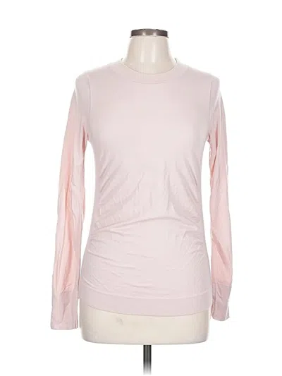 Pre-owned Athleta Long Sleeve T-shirt In Pink