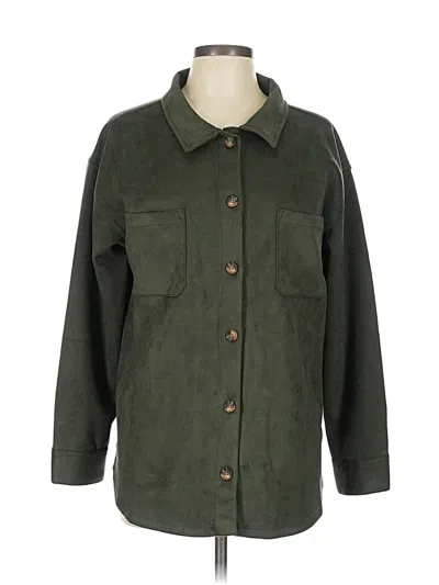 Pre-owned Berkley Jensen Coat In Green