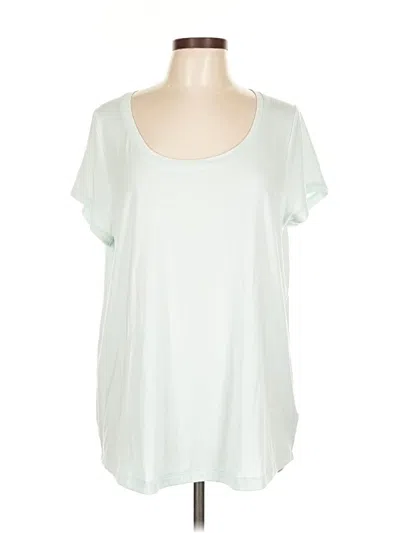 Pre-owned Athleta Short Sleeve T-shirt In White