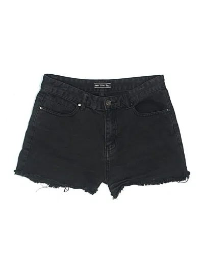 Pre-owned American Bazi Denim Shorts In Black