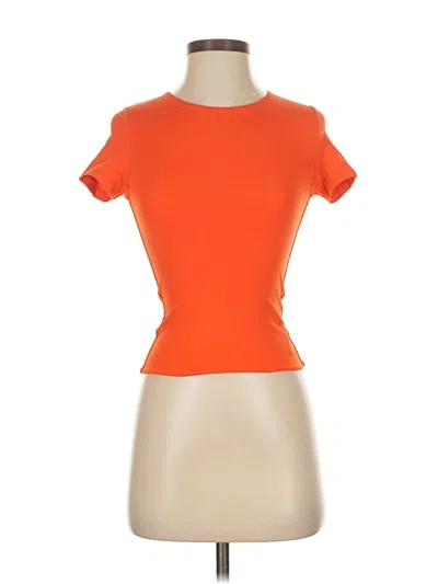 Pre-owned Contour Short Sleeve T-shirt In Orange