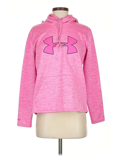 Pre-owned Under Armour Pullover Hoodie In Pink