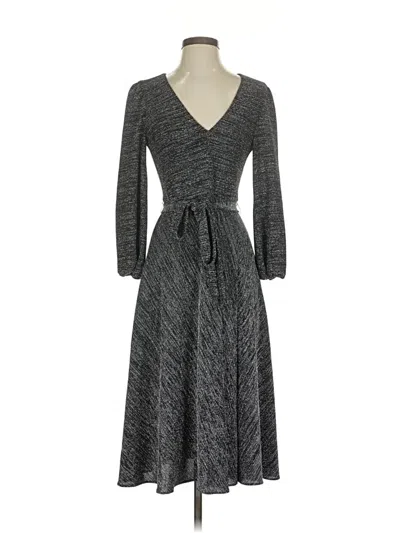 Pre-owned Alice And Olivia Alice + Olivia Casual Dress In Silver