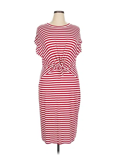 Pre-owned Liz Claiborne Casual Dress In Red
