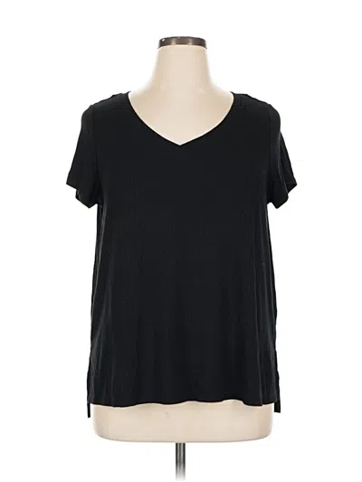 Pre-owned Rachel Zoe Tjx Short Sleeve T-shirt In Black