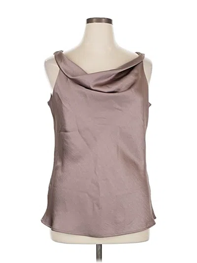 Pre-owned Donna Karan Sleeveless Blouse In Brown