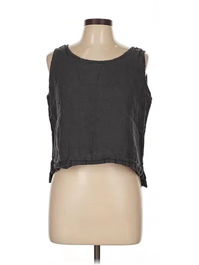 Pre-owned Parachute Sleeveless Top Gray Scoop Neck Tops