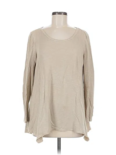 Pre-owned Knox Rose 3/4 Sleeve T-shirt In Brown