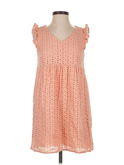 Pre-owned Vanilla Bay Casual Dress In Orange
