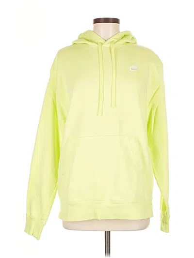 Pre-owned Nike Pullover Hoodie In Yellow
