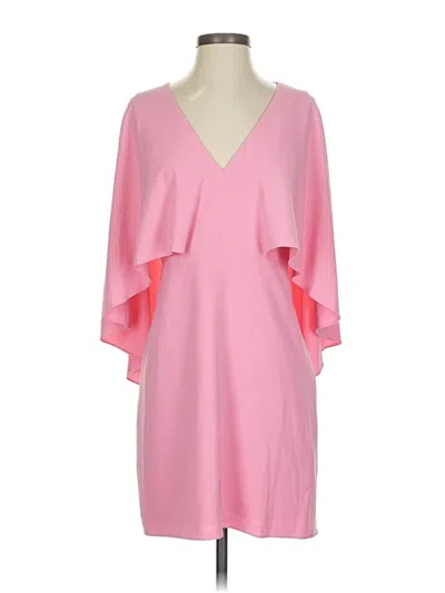 Pre-owned Halston Heritage Cocktail Dress In Pink