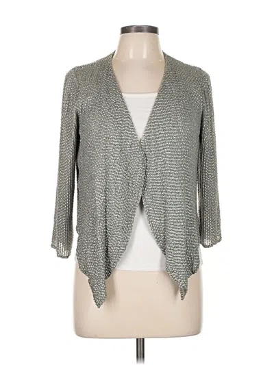 Pre-owned Parker Silk Blazer Jacket In Gray