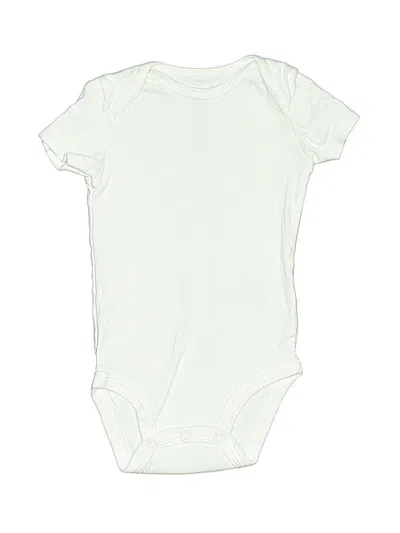 Pre-owned Just One You Made By Carter's Babies' Short Sleeve Onesie In Green