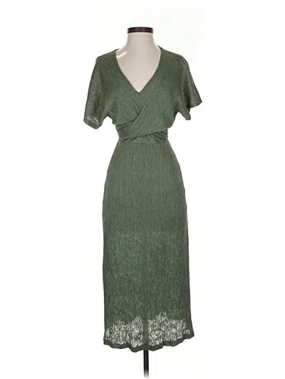 Pre-owned All In Favor Cocktail Dress In Green
