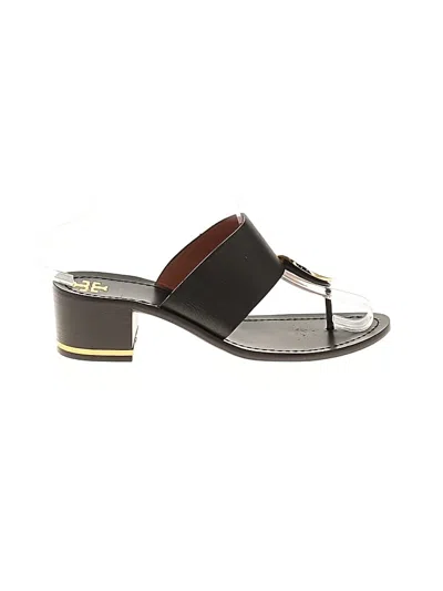 Pre-owned Tory Burch Heels In Black