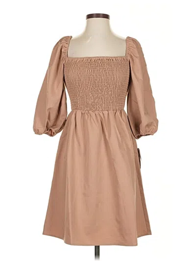 Bar Iii Casual Dress In Brown