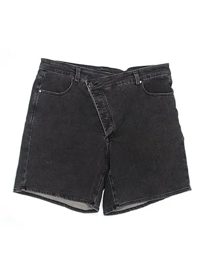 Pre-owned Universal Standard Denim Shorts In Black