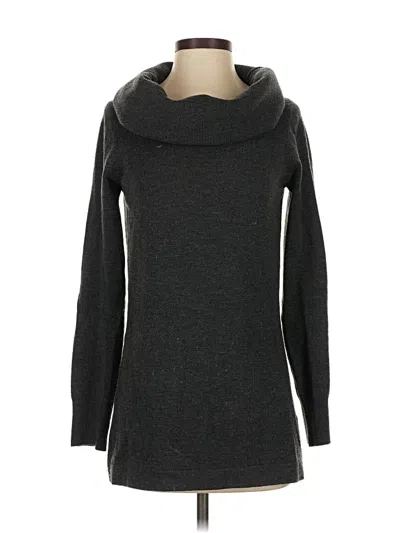Pre-owned French Connection Long Sleeve Top Gray Cowl Neck Tops