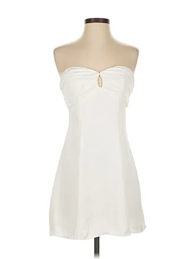 Pre-owned Lulus Cocktail Dress In White