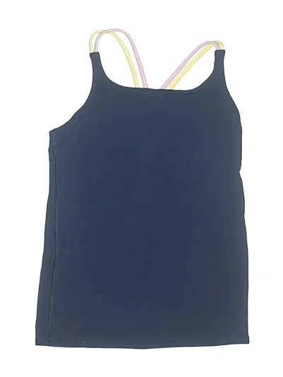 Pre-owned Athleta Girl Kids' Active Tank Top In Blue