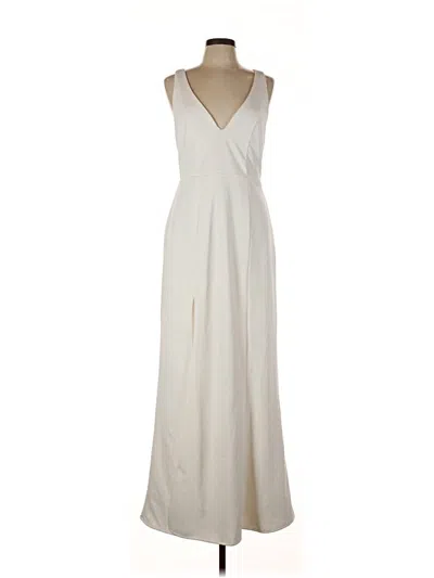 Pre-owned Show Me Your Mumu Casual Dress In White