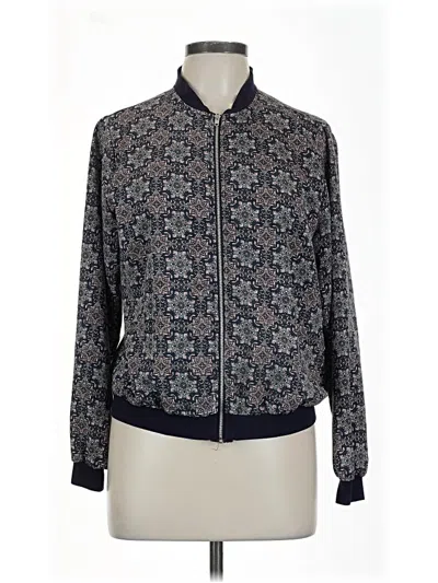 Pre-owned Ashley Stewart Track Jacket In Blue