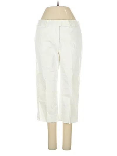 Pre-owned Dalia Collection Khaki Pant In White