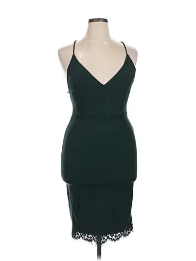 Pre-owned Lulus Cocktail Dress In Green