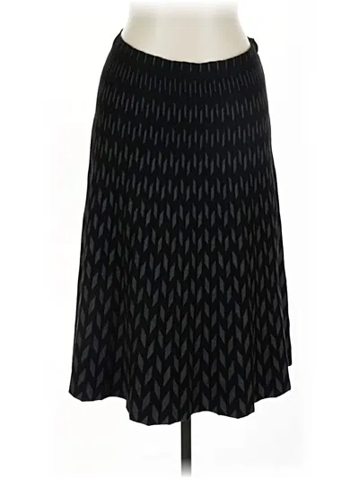 Pre-owned Milano Casual Skirt In Black
