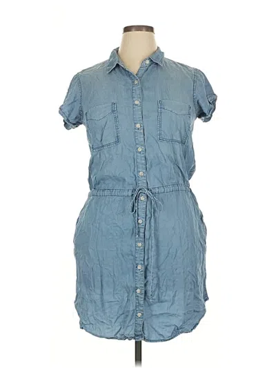 Pre-owned Thread & Supply Casual Dress In Blue