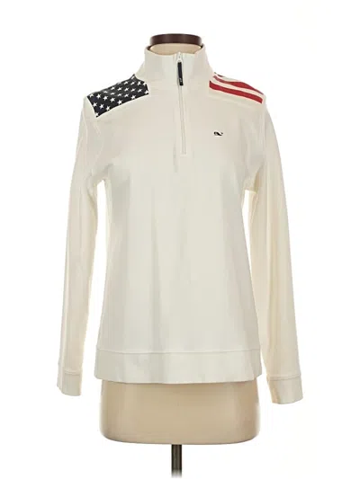 Pre-owned Vineyard Vines Sweatshirt In White