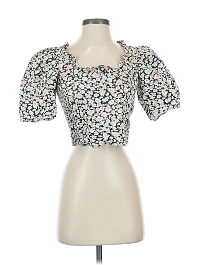 Pre-owned Levi's Short Sleeve Blouse In Blue