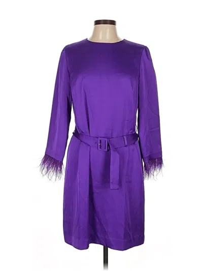 Pre-owned Ann Taylor Cocktail Dress In Purple