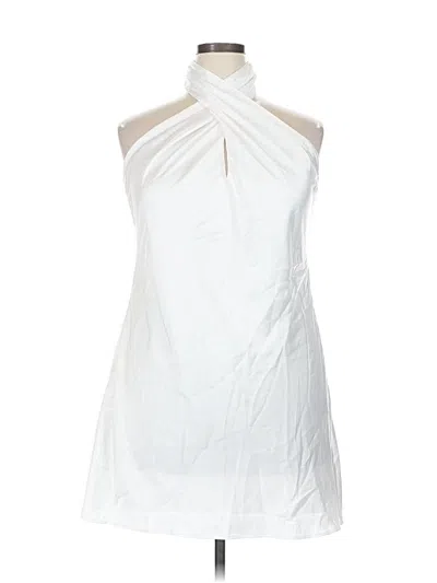 Pre-owned Show Me Your Mumu Cocktail Dress In White