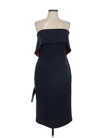 Pre-owned Bcbgmaxazria Cocktail Dress In Blue