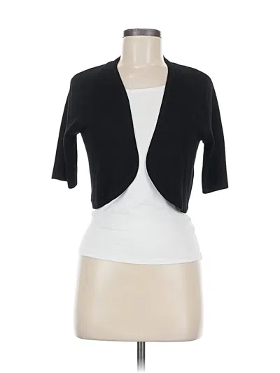 Pre-owned Roz & Ali Cardigan Sweater In Black