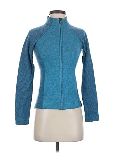 Pre-owned Mountain Hardwear Cardigan Sweater In Blue