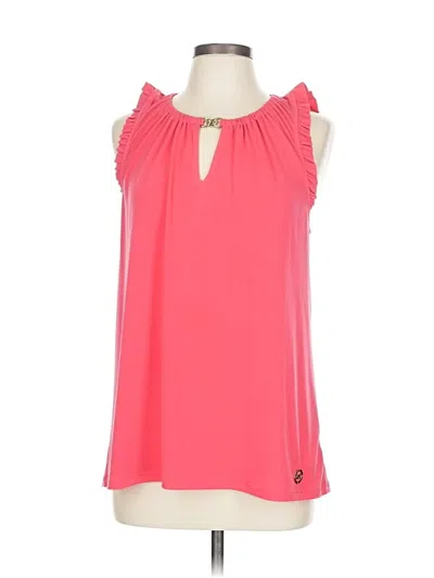 Pre-owned Michael Michael Kors Sleeveless Blouse In Pink
