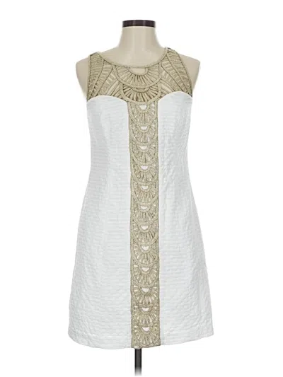 Pre-owned Lilly Pulitzer Casual Dress In White