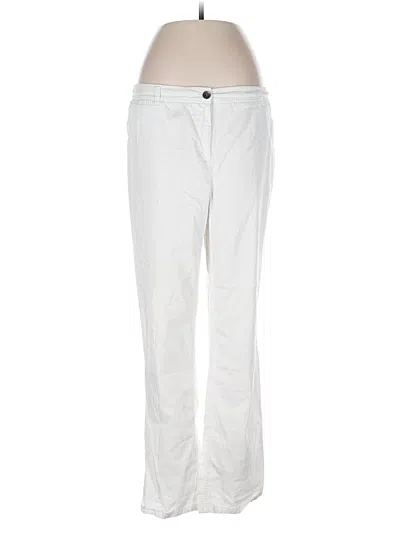 Pre-owned Chico's Casual Pants In White