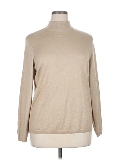 Pre-owned Chico's Turtleneck Sweater In Gold