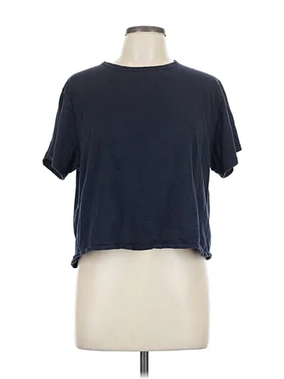 Pre-owned Athleta Short Sleeve T-shirt In Blue