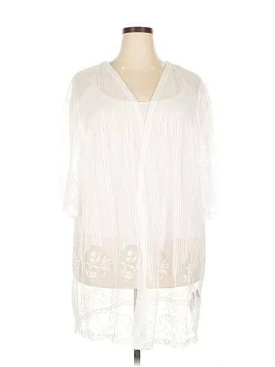Pre-owned Emery Rose Kimono In White