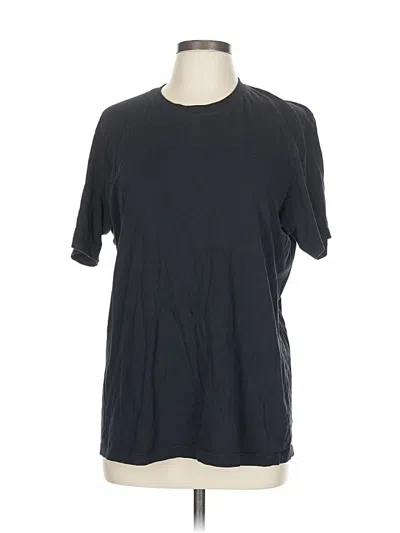 Pre-owned Uniqlo Short Sleeve T-shirt In Black