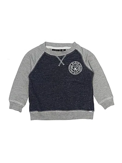 Pre-owned Calvin Klein Jeans Est.1978 Kids' Calvin Klein Jeans 3/4 Sleeve T-shirt In Gray