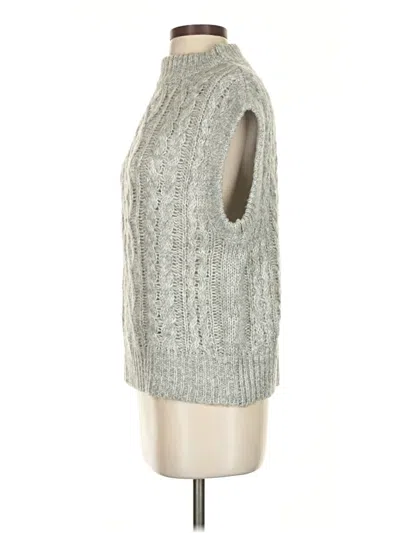 Pre-owned John & Jenn Sweater Vest In Silver